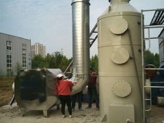 洗滌塔+活性炭吸附廢氣凈化裝置介紹