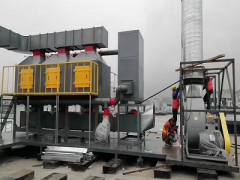 江蘇鹽城家具廠噴漆房廢氣處理項目